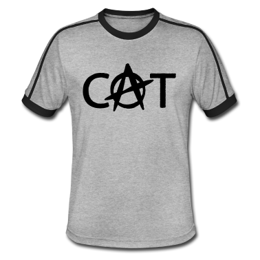 Katzen T-Shirt - Anarchie Katze