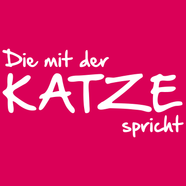 Motiv Die mit der Katze spricht