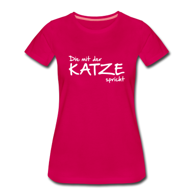 Katzen T-Shirt - Die mit der Katze spricht