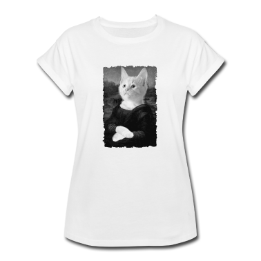 Katzen T-Shirt - Mona Lisa Katze
