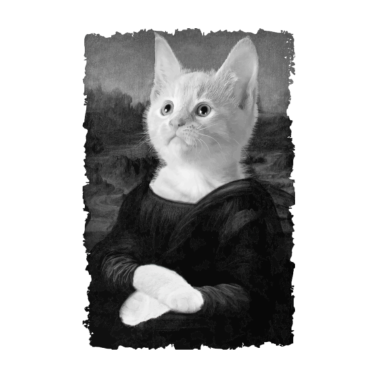 Motiv Mona Lisa Katze