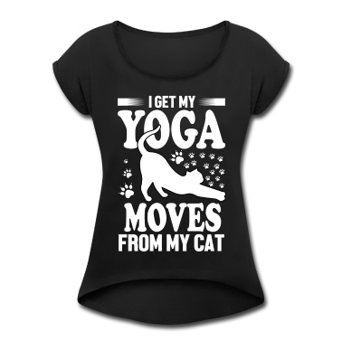 Katzen T-Shirt - Katze Yoga