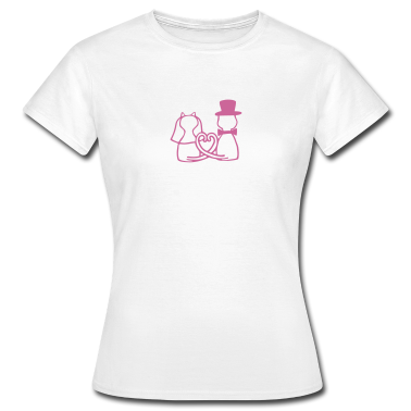 Katzen T-Shirt - Katzen Hochzeit
