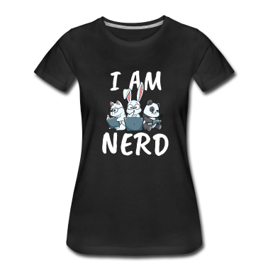 Katzen T-Shirt - Nerd Lesen Videospiel Internet Hase Katze Panda