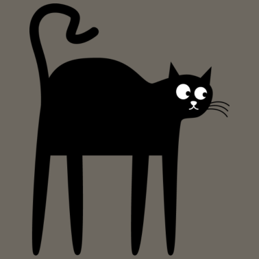 Motiv Schwarze Katze