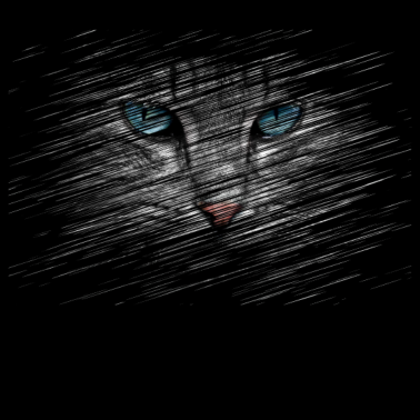 Motiv GRAUE KATZE PORTRAIT Geschenkidee Motiv Design Süß