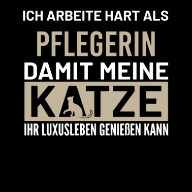 Motiv Pflegerin Katze Katzen Katze Kätz Pflegerin Pflege