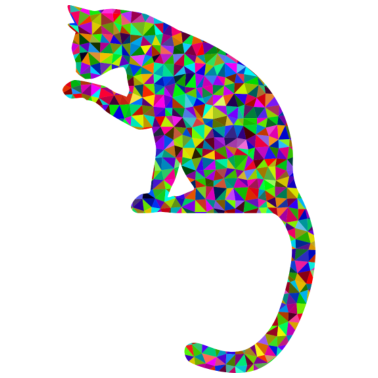 Motiv Katze / Kunterbunt / Geschenk Geschenkidee