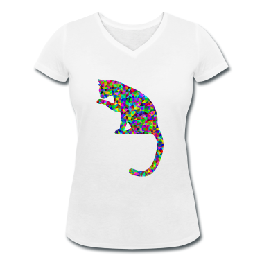 Katzen T-Shirt - Katze / Kunterbunt / Geschenk Geschenkidee