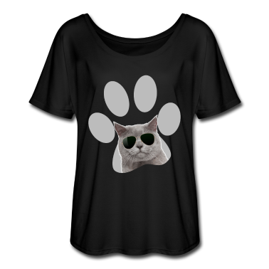Katzen T-Shirt - Lustige BKH Britisch Kurzhaar Katze mit Brille