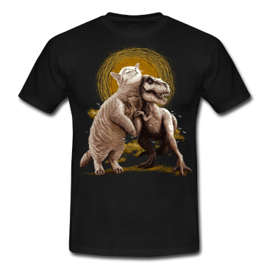 Katzen T-Shirt - Tom and Scary