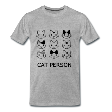 Katzen T-Shirt - Katze Person