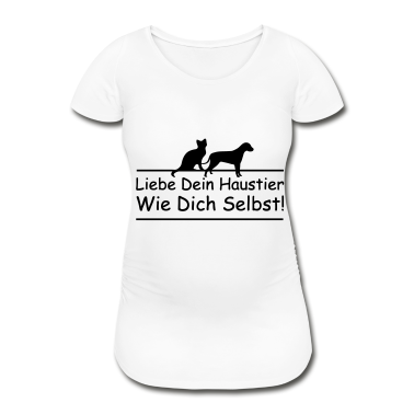 Katzen T-Shirt - Liebe Dein Haustier Geschenk Hund Katze