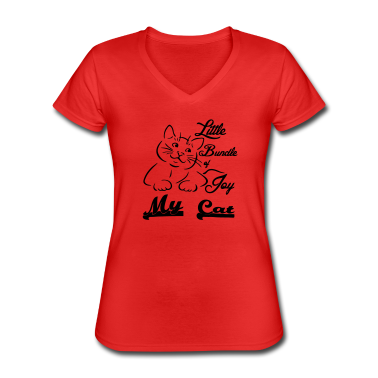 Katzen T-Shirt - Cat Katze Liebe Tier Haustier Spruch Geschenk