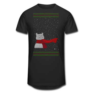 Katzen T-Shirt - Strickkätzchen (weiß)