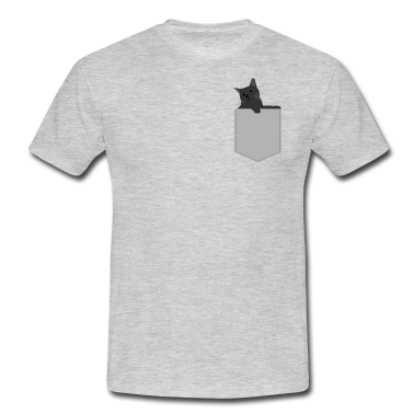 Katzen T-Shirt - Pocket Cat