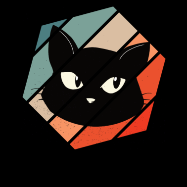 Motiv Katze Retro Vintage süße Katzen