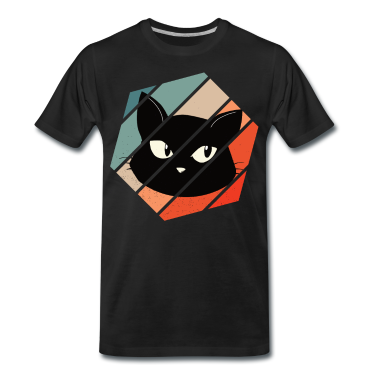 Katzen T-Shirt - Katze Retro Vintage süße Katzen