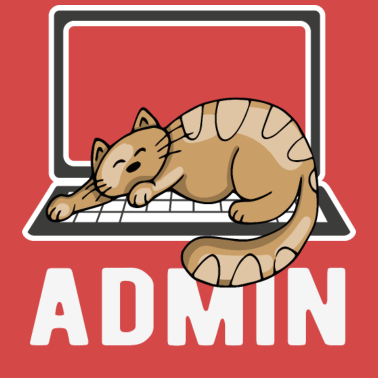 Motiv Admin Katze Systemadministrator Computer