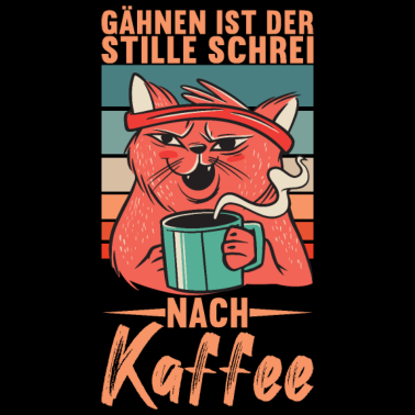 Motiv Kaffee Kaffeetrinker Katze Büro Geschenk