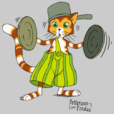 Motiv Pettersson Und Findus Topfdeckel Schlagzeug