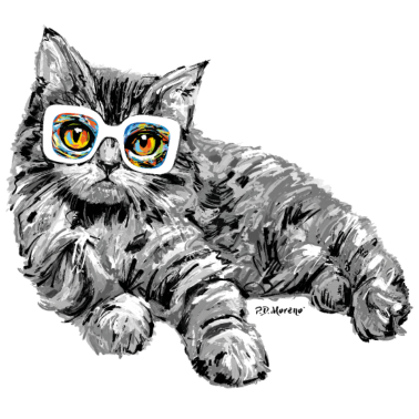 Motiv P.D. Moreno Flauschige Katze