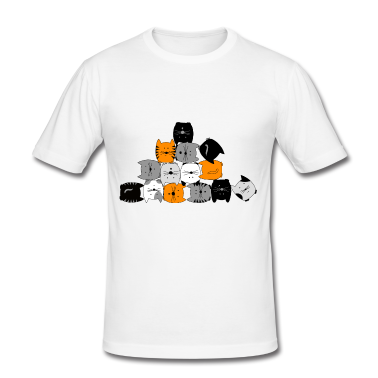 Katzen T-Shirt - Katze, Katze, Katze ... Miau