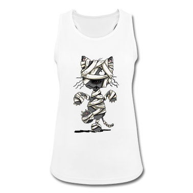 Katzen Tank Top - Katzen Mumie I Halloween