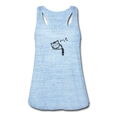 Katzen Tank Top - schlafende Katze die schnarcht Geschenk