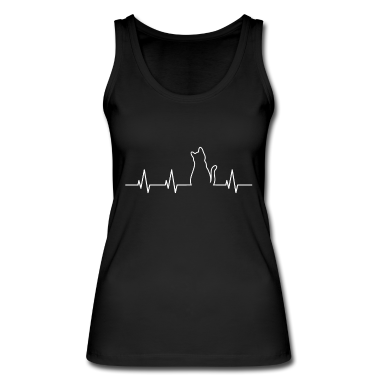 Katzen Tank Top - Katzen Herzschlag