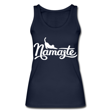 Katzen Tank Top - Namaste Cat Yoga Katze lustiges Geschenk