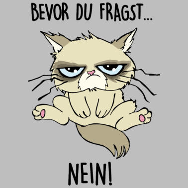 Motiv Bevor du fragst... NEIN
