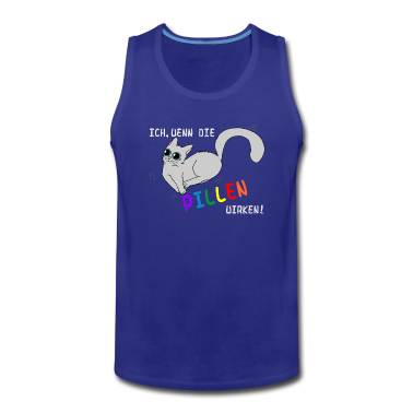 Katzen Tank Top - Party Hard, Design 5