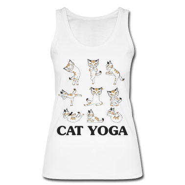 Katzen Tank Top - Katze Yoga Katzen Geschenk Sport
