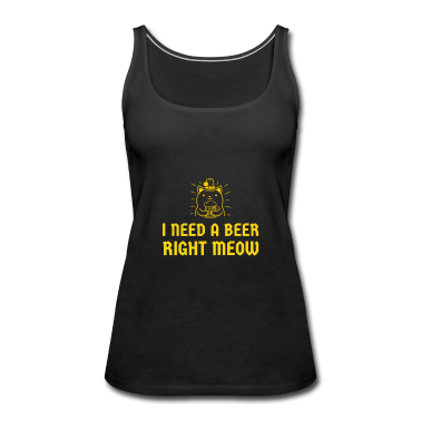 Katzen Tank Top - Die ich brauche Bier-Katze