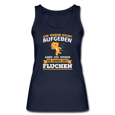 Katzen Tank Top - Werde Nicht Aufgeben Laufen Katze Läufer