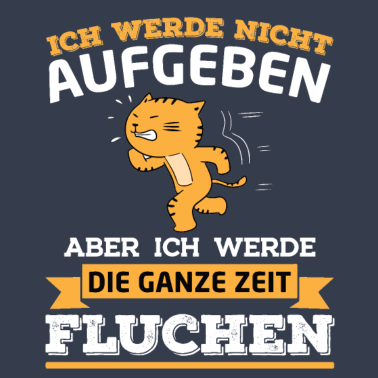 Motiv Werde Nicht Aufgeben Laufen Katze Läufer