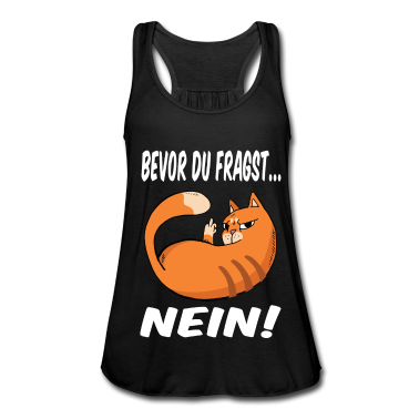 Katzen Tank Top - Bevor du fragst nein lustige und süße Katze