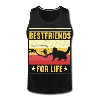 Katzen Tank Top - Bestfriends For Life Katze