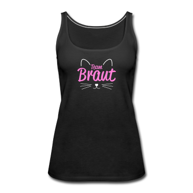 Katzen Tank Top - Katze Braut JGA Junggesellenabschied