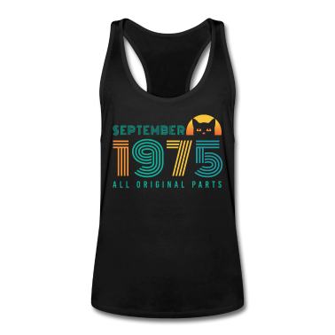 Katzen Tank Top - September 1975 Katzen Vintage Geschenidee