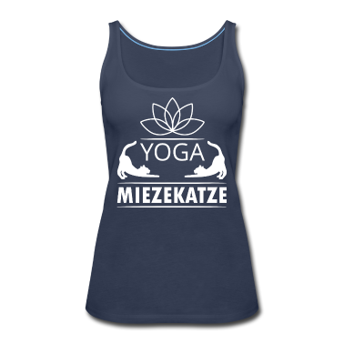 Katzen Tank Top - Yoga Katze