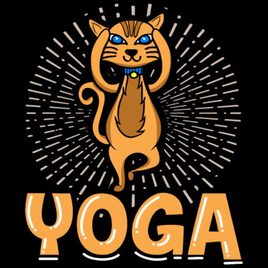 Motiv Joga katze
