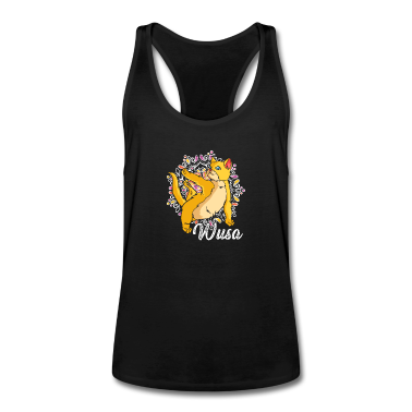 Katzen Tank Top - Wusa und Yoga Katze
