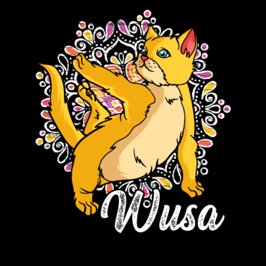 Motiv Wusa und Yoga Katze