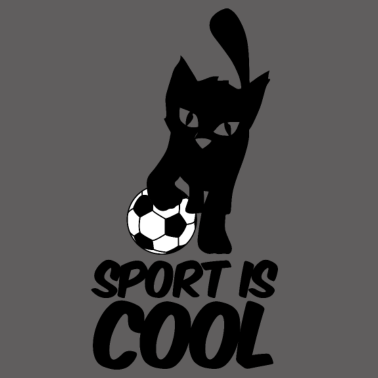 Motiv Katze Fussball