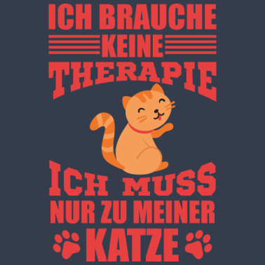 Motiv Therapie Katze süße Katzenliebhaber Haustiere