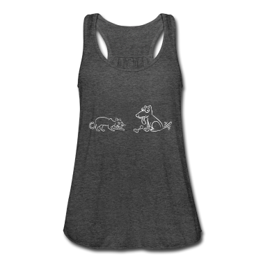 Katzen Tank Top - Katze und Hund