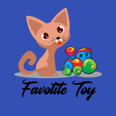 Motiv Katze Spielzeug Bunt