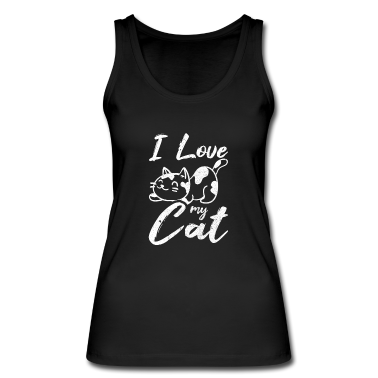 Katzen Tank Top - Ich liebe meine Katze